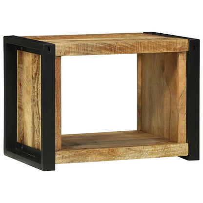 Cubetto da Parete Marrone Legno di mango massello
