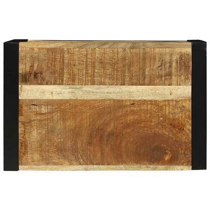 Cubetto da Parete Marrone Legno di mango massello | homemem39