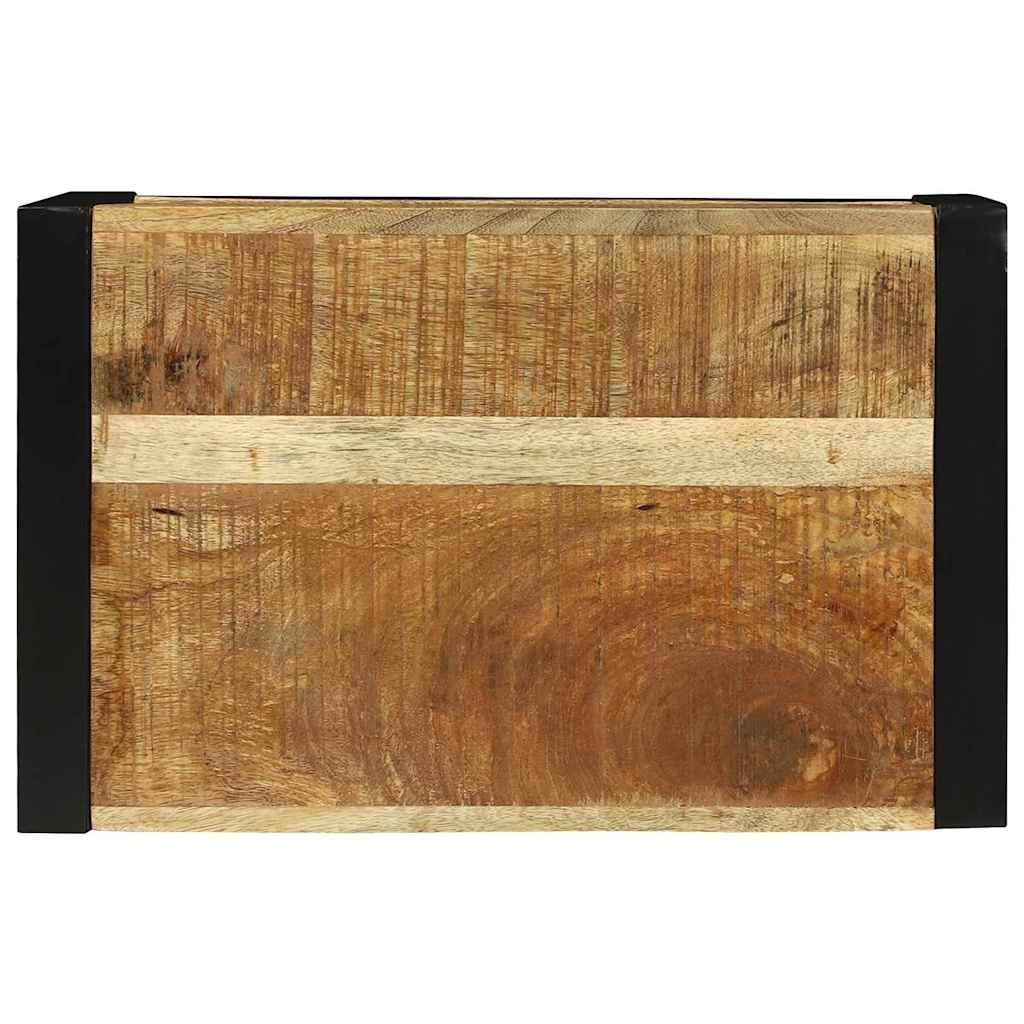 Cubetto da Parete Marrone Legno di mango massello