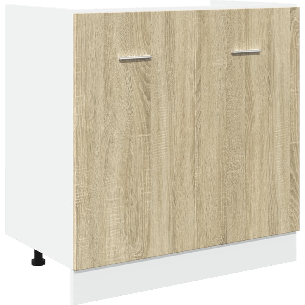 Set di Mobili Porta TV 4 pz Lyon Rovere Sonoma in Truciolato | homemem39