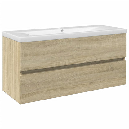 Set Mobili da Bagno 2 pz in Ceramica e Legno Multistrato | homemem39