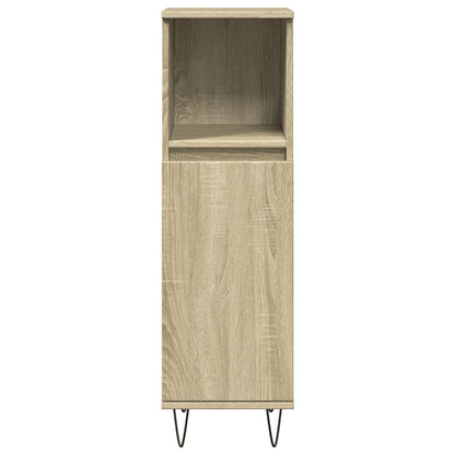 Set Mobili da Bagno 3 pz Rovere Sonoma in Legno Multistrato | homemem39