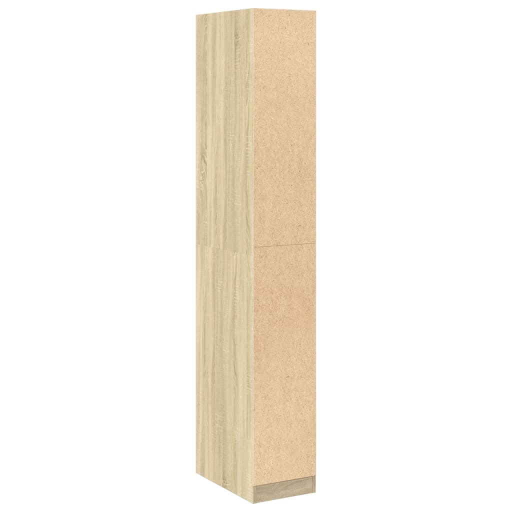 Armadio Rovere Sonoma 30x50x200 cm in Legno Multistrato | homemem39