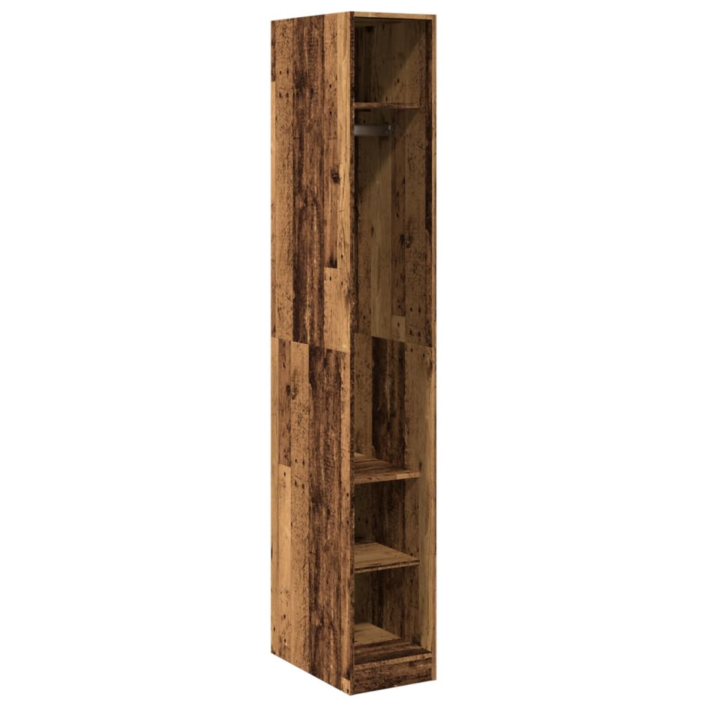 Armadio Legno Antico 30x50x200 cm in Legno Multistrato