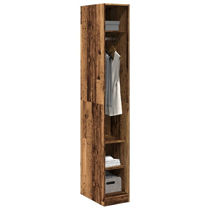 Armadio Legno Antico 30x50x200 cm in Legno Multistrato