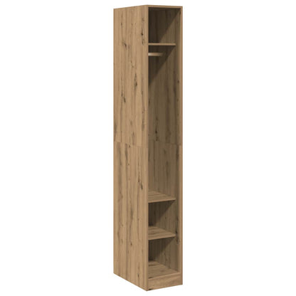 Armadio Rovere Artigianale 30x50x200 cm in Legno Multistrato