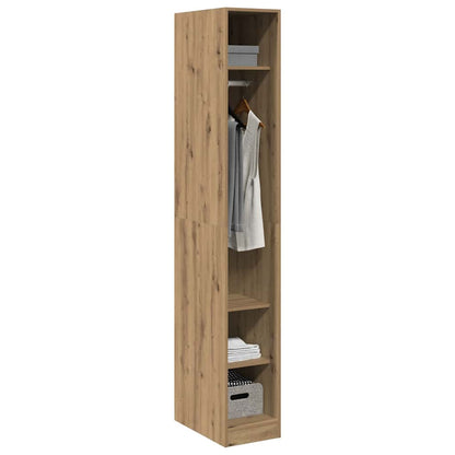 Armadio Rovere Artigianale 30x50x200 cm in Legno Multistrato