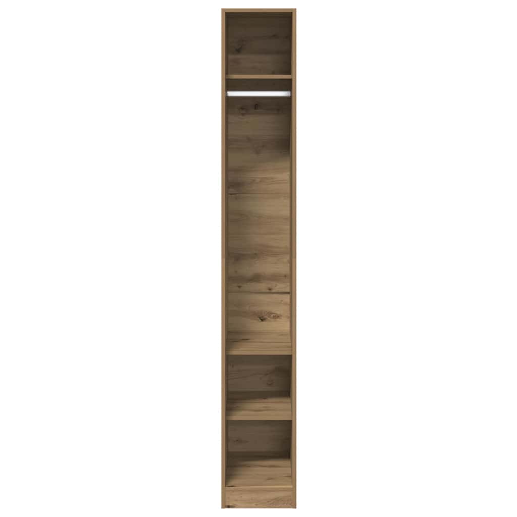 Armadio Rovere Artigianale 30x50x200 cm in Legno Multistrato