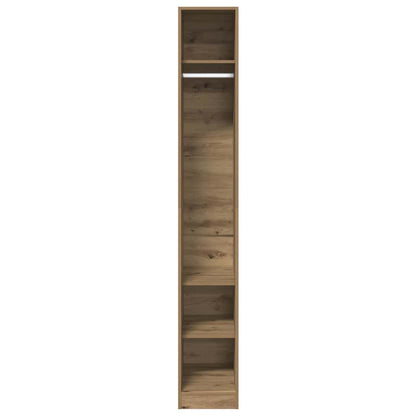 Armadio Rovere Artigianale 30x50x200 cm in Legno Multistrato