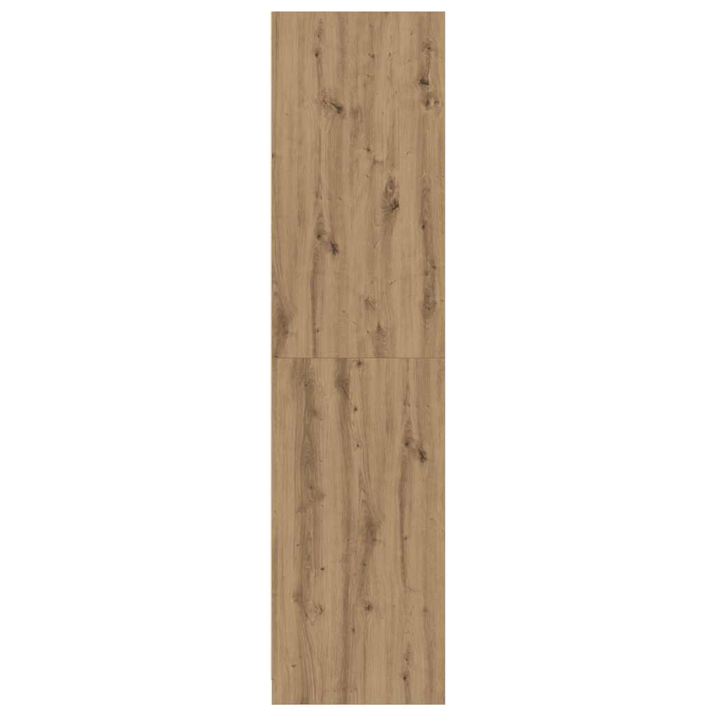 Armadio Rovere Artigianale 30x50x200 cm in Legno Multistrato | homemem39