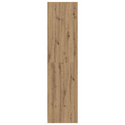 Armadio Rovere Artigianale 30x50x200 cm in Legno Multistrato | homemem39