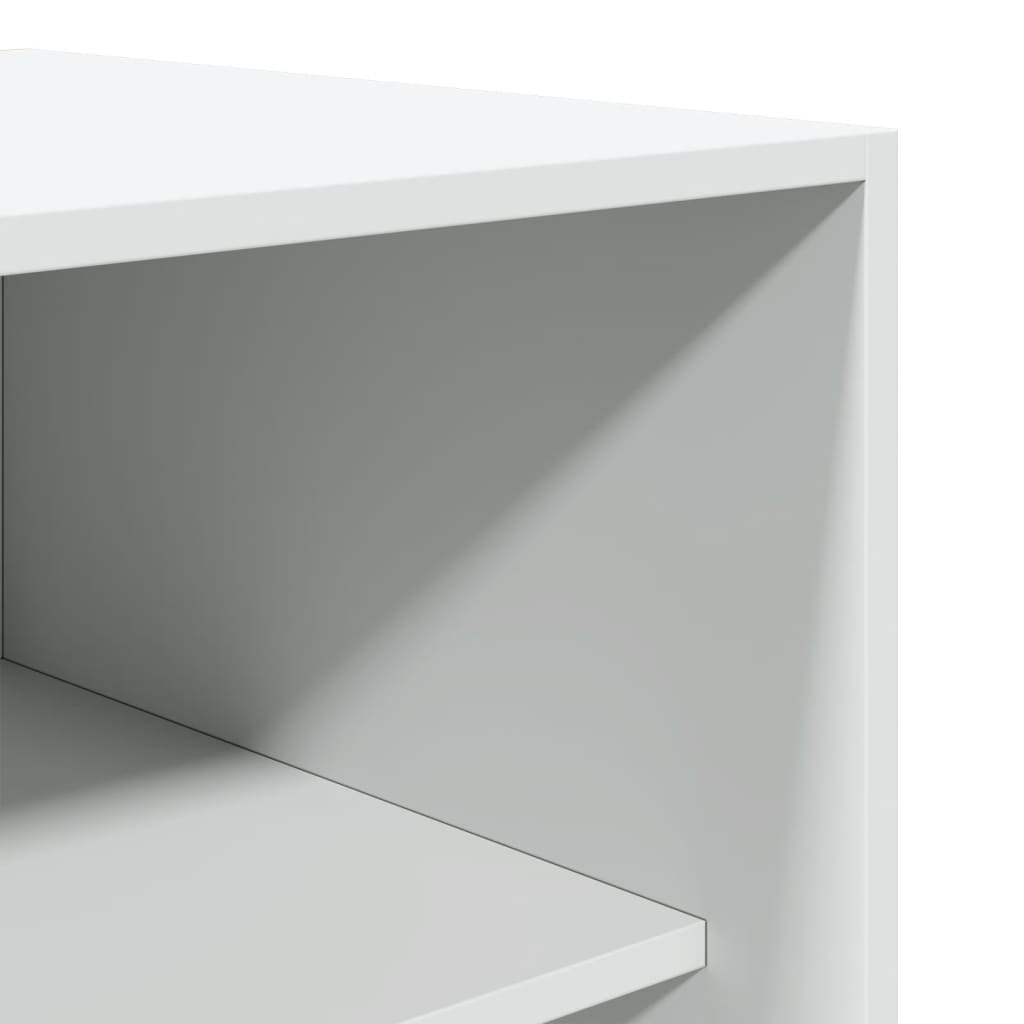 Armadio Bianco 80x50x200 cm in Legno Multistrato | homemem39