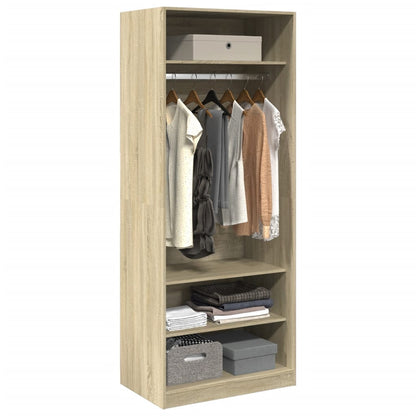 Armadio Rovere Sonoma 80x50x200 cm in Legno Multistrato | homemem39