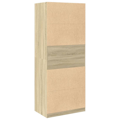 Armadio Rovere Sonoma 80x50x200 cm in Legno Multistrato | homemem39