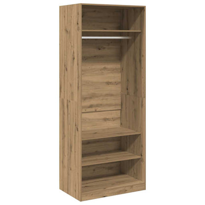 Armadio Rovere Artigianale 80x50x200 cm in Legno Multistrato