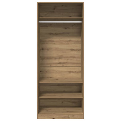 Armadio Rovere Artigianale 80x50x200 cm in Legno Multistrato