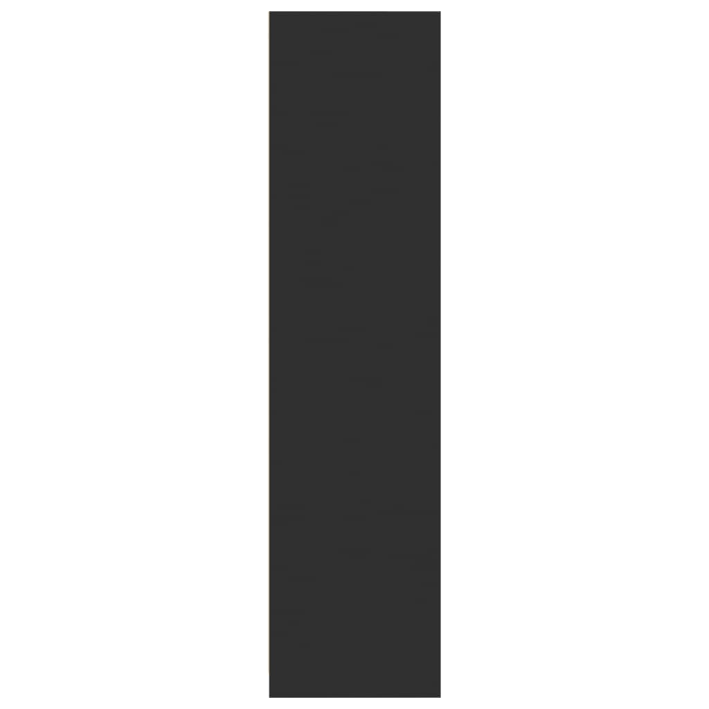 Armadio Nero 30x50x200 cm in Legno tecnico - homemem39