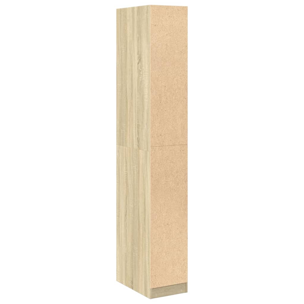 Armadio Rovere Sonoma 30x50x200 cm in Legno tecnico