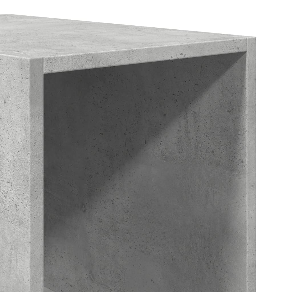 Armadio Grigio Cemento 30x50x200 cm in Legno tecnico