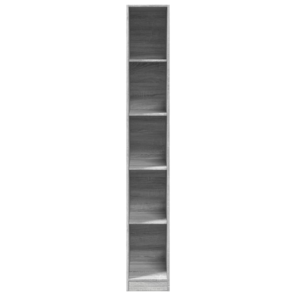 Armadio Grigio Sonoma 30x50x200 cm in Legno tecnico