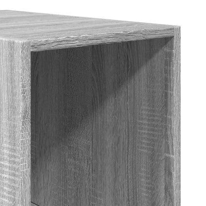 Armadio Grigio Sonoma 30x50x200 cm in Legno tecnico