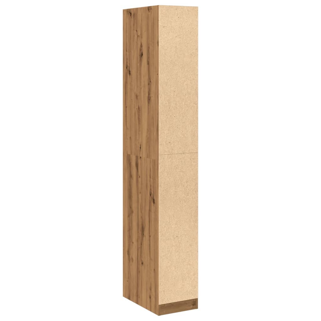 Armadio Rovere Artigianale 30x50x200 cm in Legno tecnico