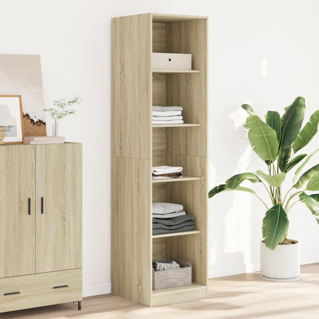 Armadio Rovere Sonoma 50x50x200 cm in Legno tecnico