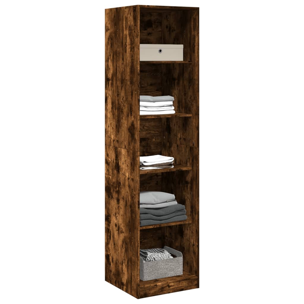 Armadio Rovere Fumo 50x50x200 cm in Legno tecnico | homemem39