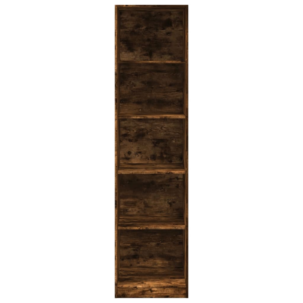 Armadio Rovere Fumo 50x50x200 cm in Legno tecnico