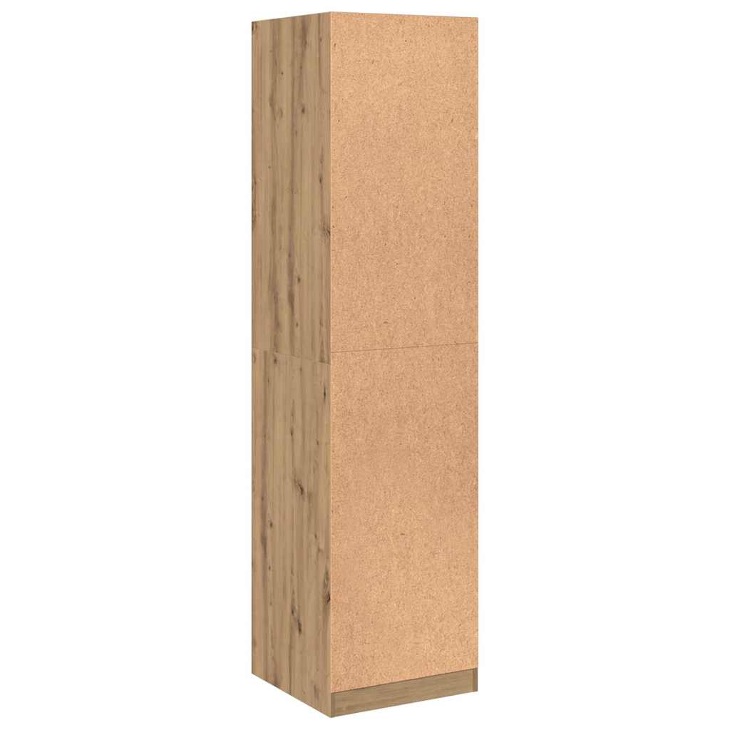 Armadio Rovere Artigianale 50x50x200 cm in Legno tecnico | homemem39
