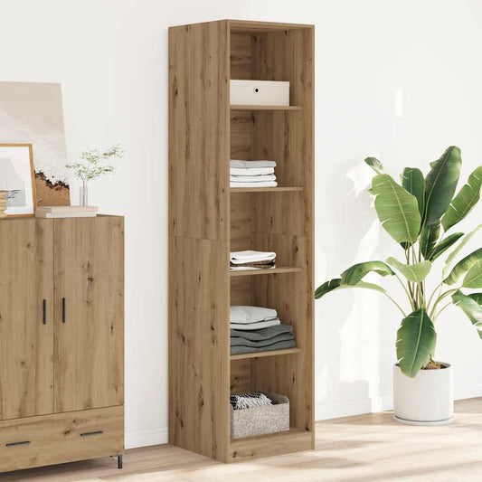 Armadio Rovere Artigianale 50x50x200 cm in Legno tecnico | homemem39