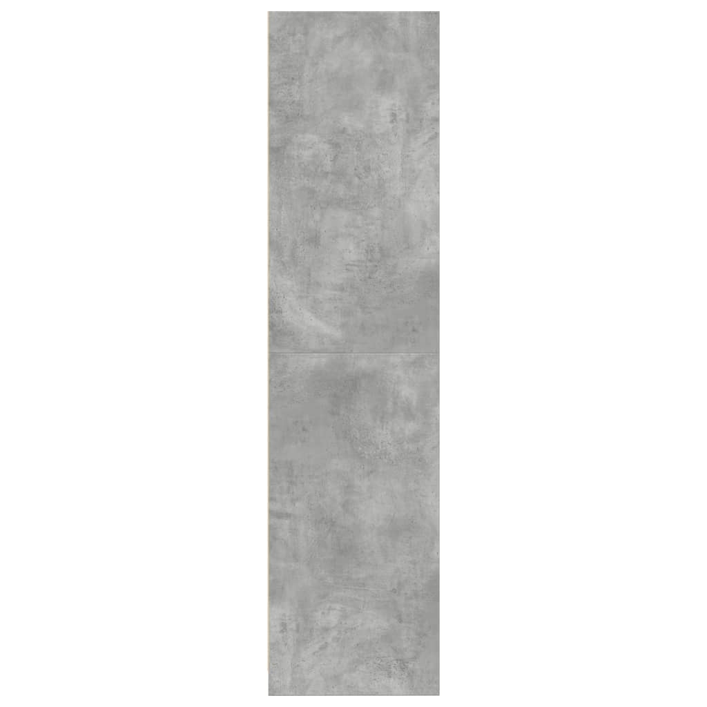 Armadio Grigio Cemento 80x50x200 cm in Legno tecnico - homemem39