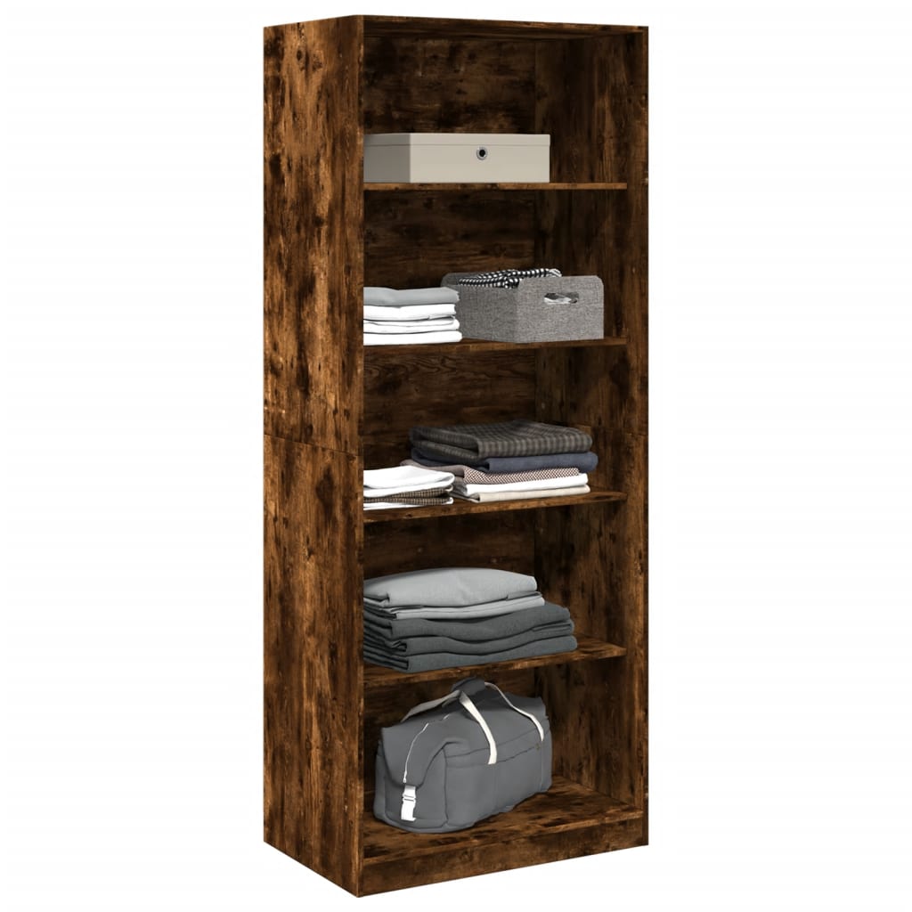 Armadio Rovere Fumo 80x50x200 cm in Legno tecnico | homemem39