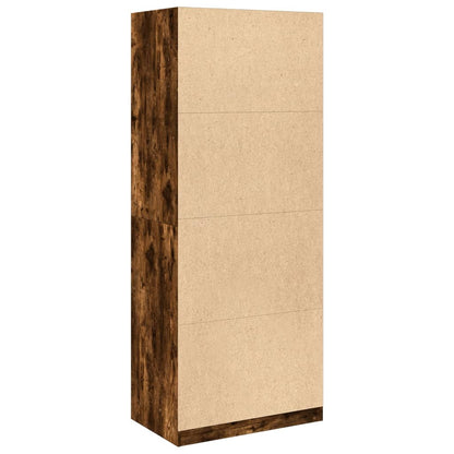Armadio Rovere Fumo 80x50x200 cm in Legno tecnico | homemem39