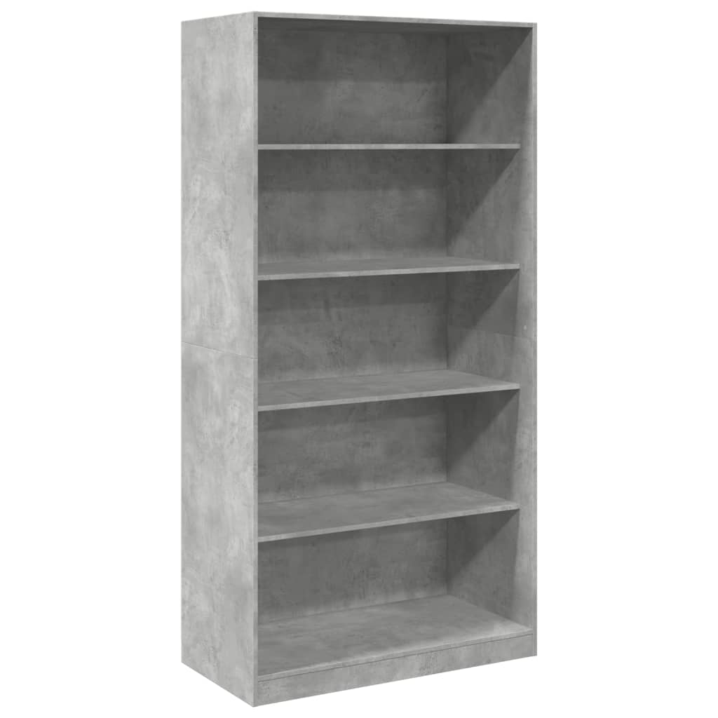 Armadio Grigio Cemento 100x50x200 cm in Legno tecnico | homemem39
