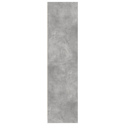 Armadio Grigio Cemento 100x50x200 cm in Legno tecnico | homemem39