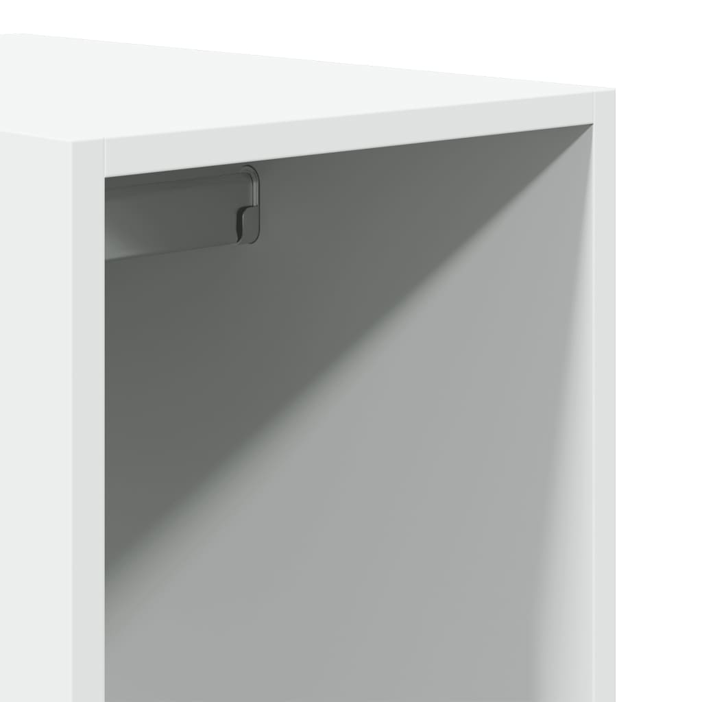 Armadio Bianco 30x50x200 cm in Legno Multistrato