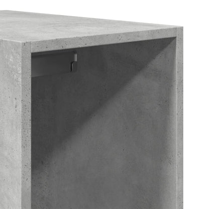Armadio Grigio Cemento 30x50x200 cm in Legno Multistrato - homemem39