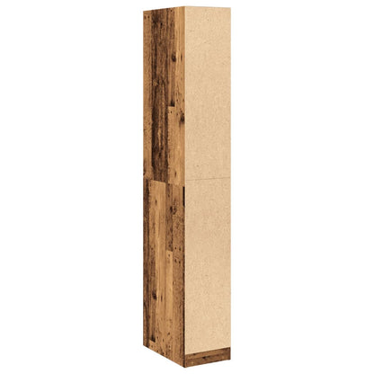 Armadio Legno Antico 30x50x200 cm in Legno Multistrato - homemem39