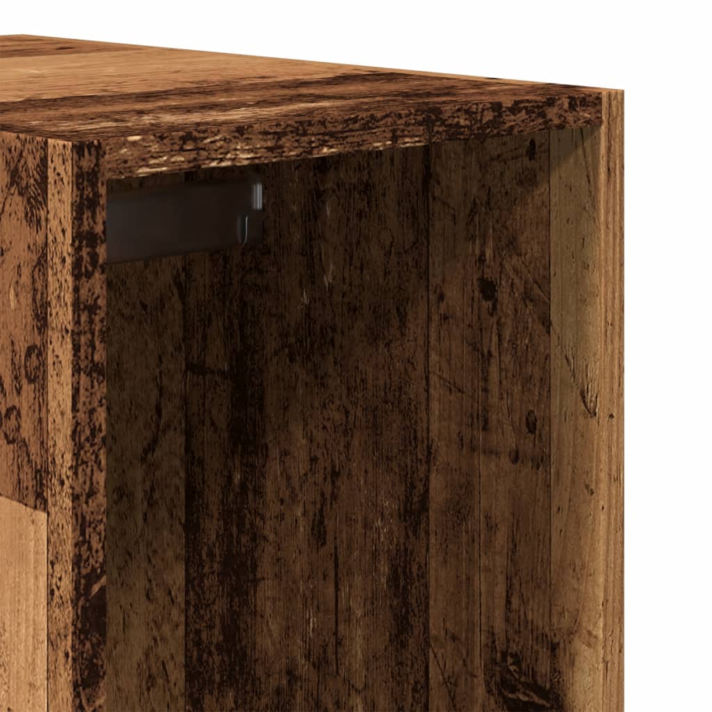 Armadio Legno Antico 30x50x200 cm in Legno Multistrato - homemem39