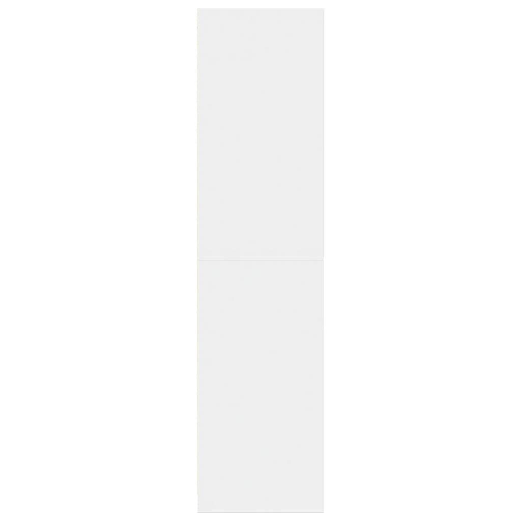 Armadio Bianco 80x50x200 cm in Legno Multistrato - homemem39