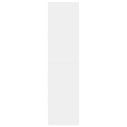 Armadio Bianco 80x50x200 cm in Legno Multistrato - homemem39