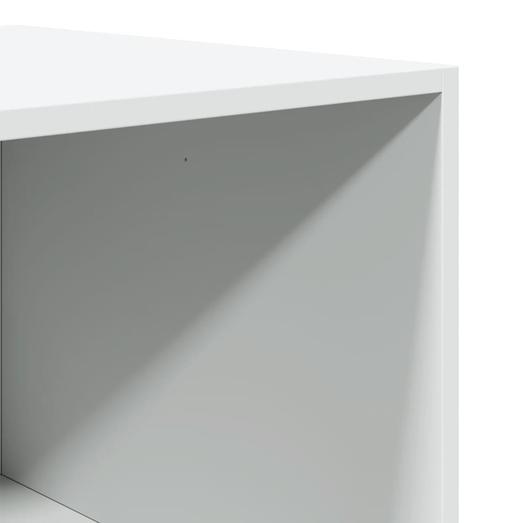 Armadio Bianco 100x50x200 cm in Legno Multistrato - homemem39