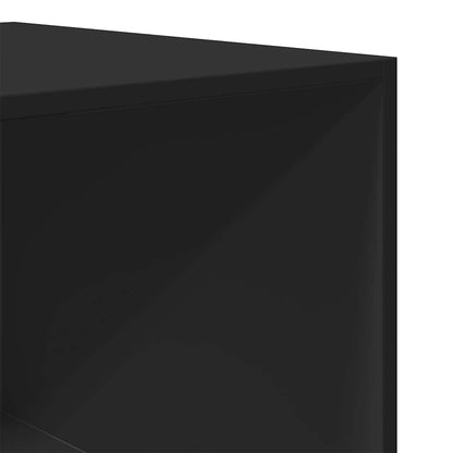 Armadio Nero 100x50x200 cm in Legno Multistrato | homemem39