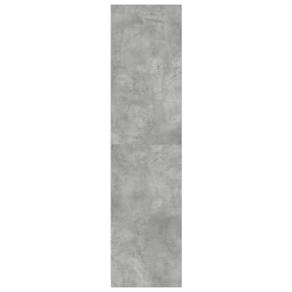 Armadio Grigio Cemento 100x50x200 cm in Legno Multistrato - homemem39