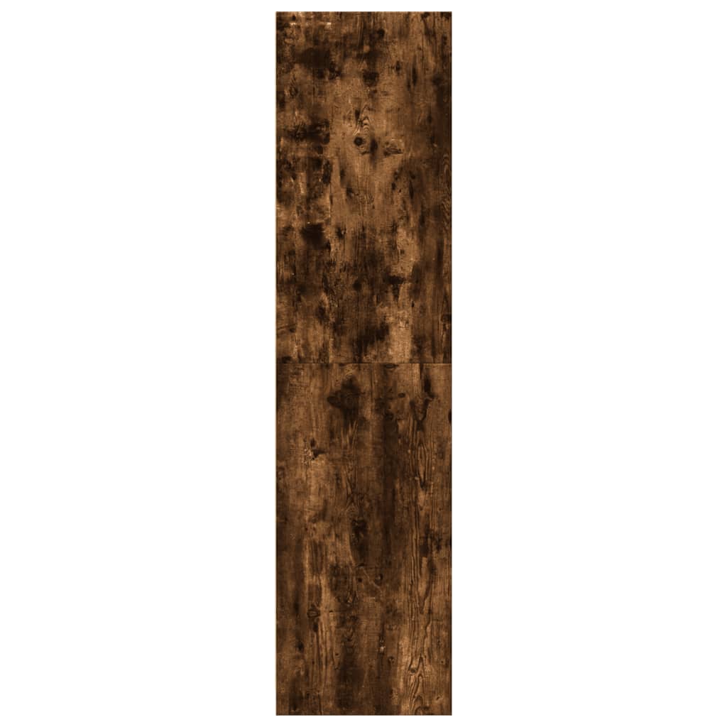 Armadio Rovere Fumo 30x50x200 cm in Legno Multistrato | homemem39