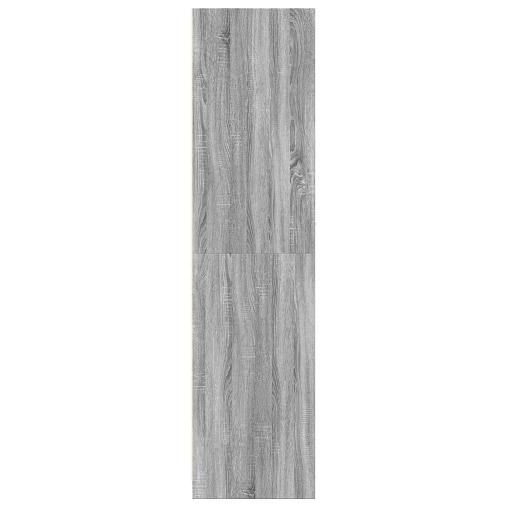 Armadio Grigio Sonoma 30x50x200 cm in Legno Multistrato - homemem39