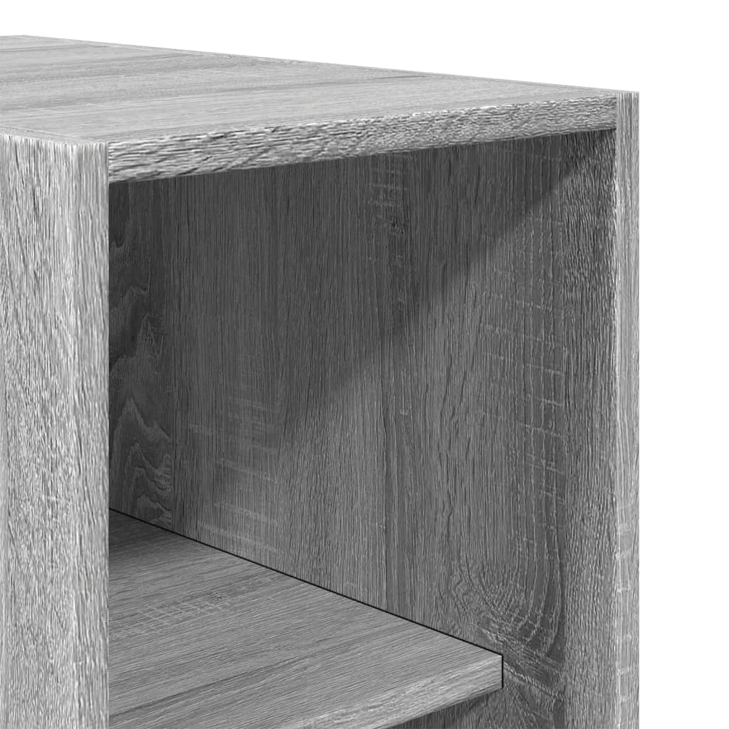 Armadio Grigio Sonoma 30x50x200 cm in Legno Multistrato | homemem39