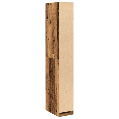 Armadio Legno Antico 30x50x200 cm in Legno Multistrato - homemem39