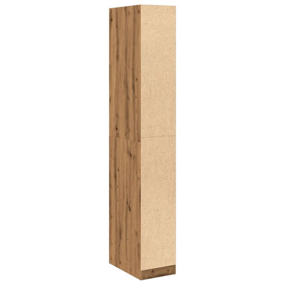 Armadio Rovere Artigianale 30x50x200 cm in Legno Multistrato | homemem39